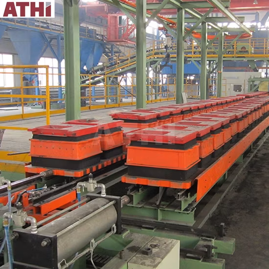 Flaskless Automatic Casting Machine Green Sand Foundry Molding Line