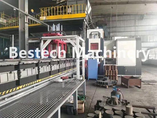 Fully Automatic Horizontal Casting Molding Machine and Trolley Line