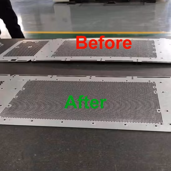 После обработки почти без внутренних напряжений Правильная машина для металлических пластин